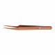 PREMIUM ROSEGOLD изогнутый пинцет 45 Short