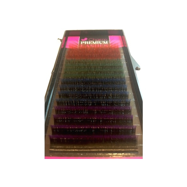 PREMIUM naaritsa ripsmed: värvilise otsaga