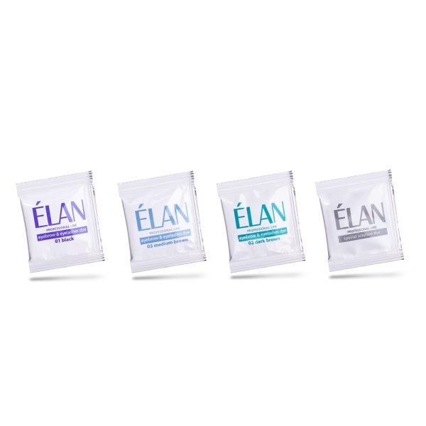 ELAN EYEBROW GEL TINT WITH OXIDANT Sachet set (5g + 5g)