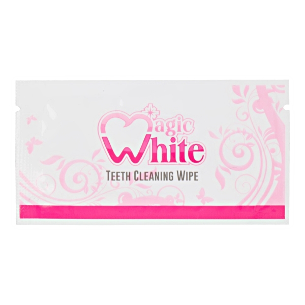 Magic White Teeth Cleaning Wipe 1pcs